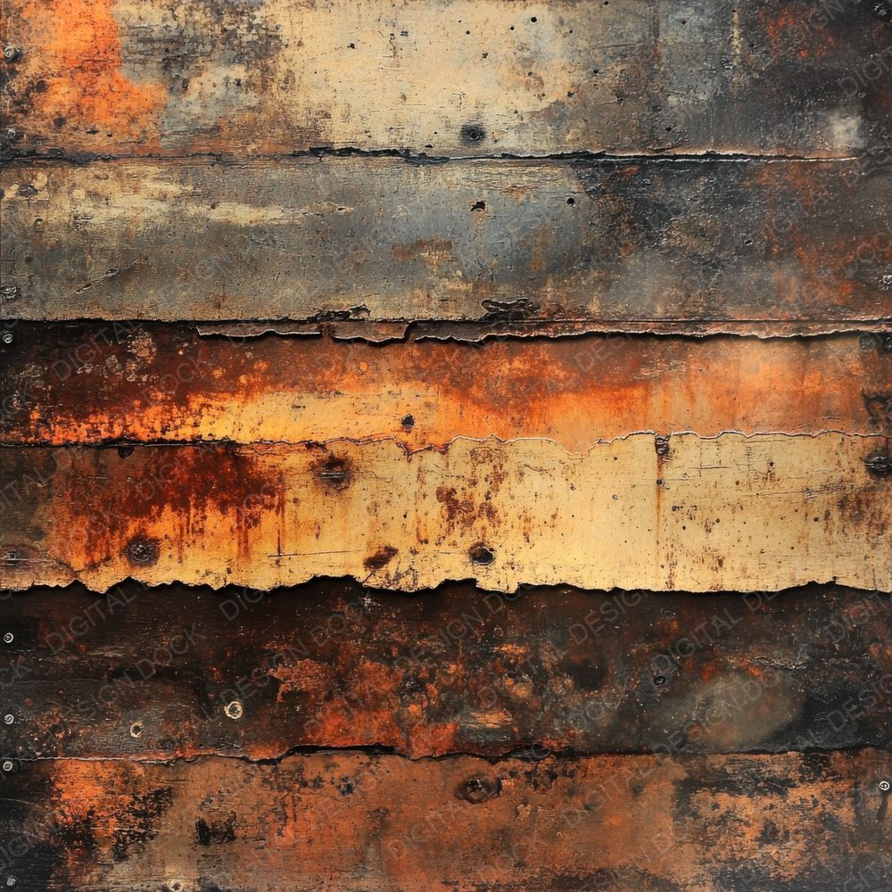 Corroded Metal Oil Background Digital Paper Pack (DDD001265)
