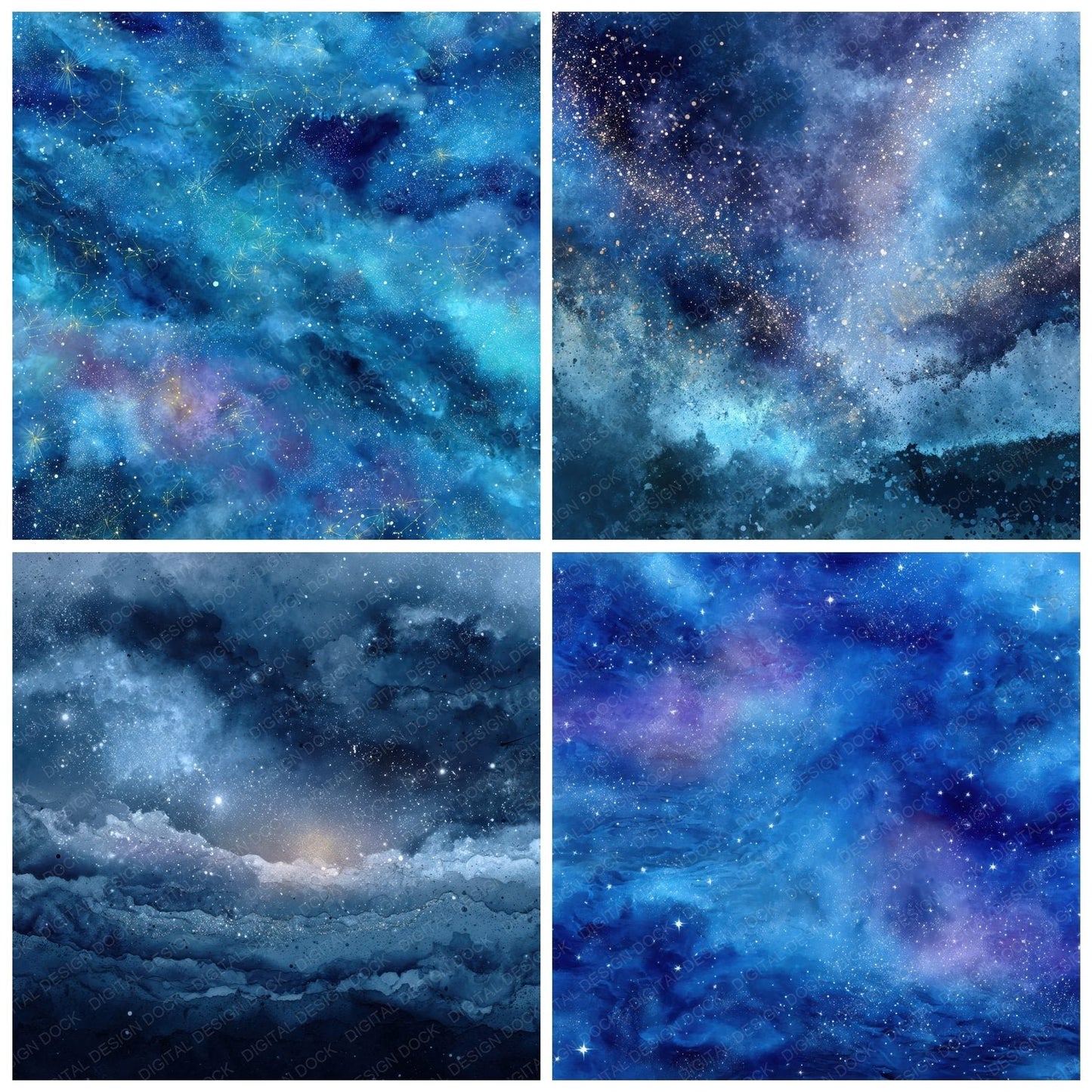 Cosmic Blur Ink Digital Paper Pack (DDD001268)