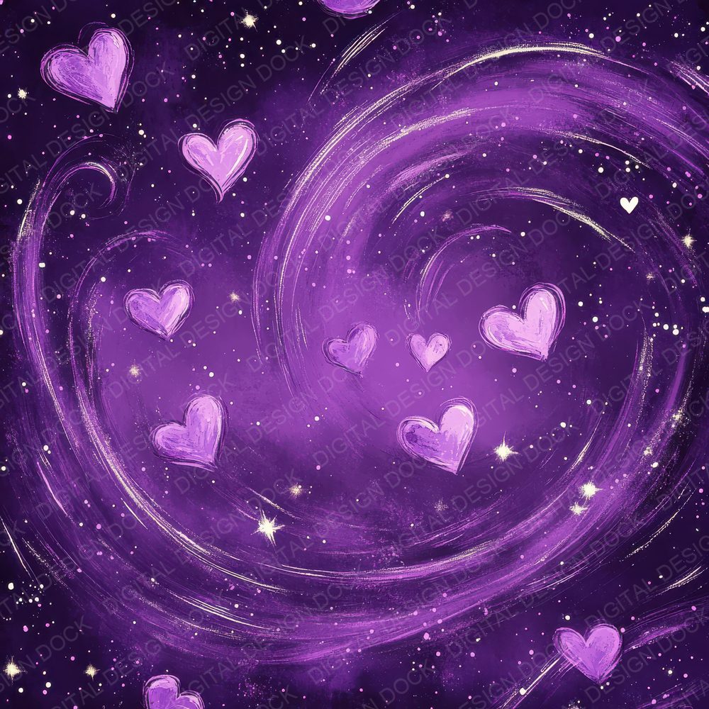 Cosmic Love Cluster Digital Paper Pack (DDD001276)
