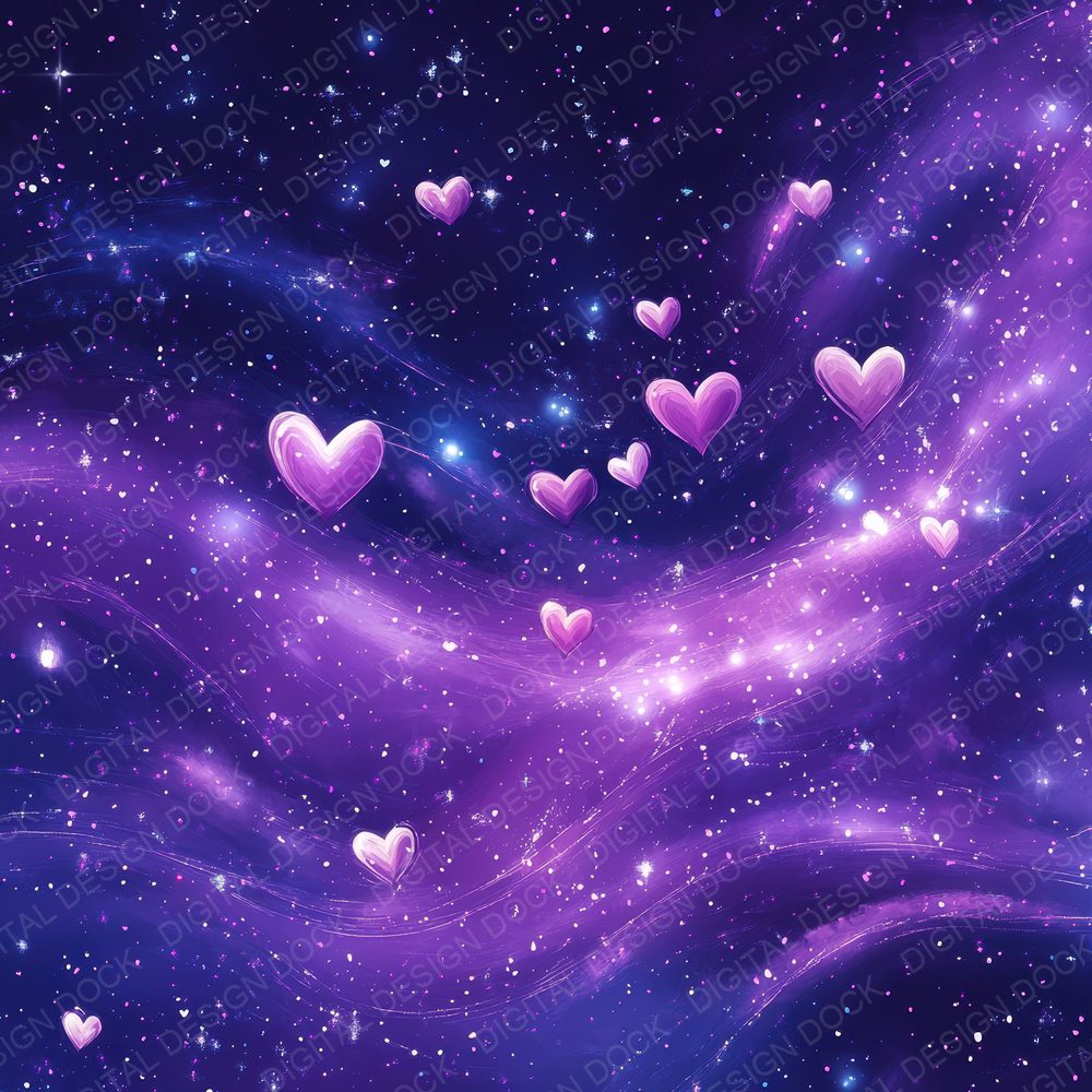 Cosmic Love Cluster Digital Paper Pack (DDD001276)