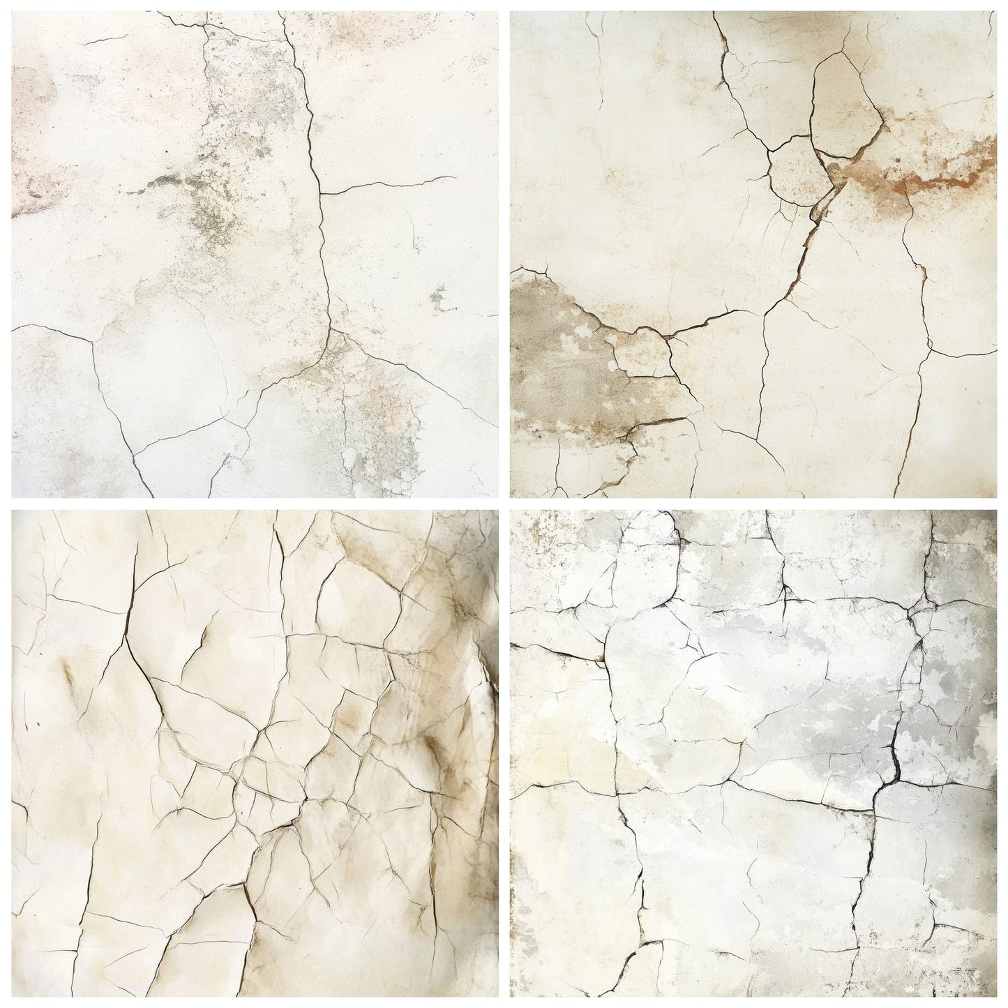 Cracked Porcelain Background Digital Paper Pack (DDD001306)