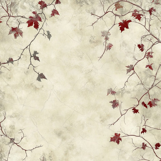 Cream Ivy and Grape Vines Digital Paper Pack (DDD001323)