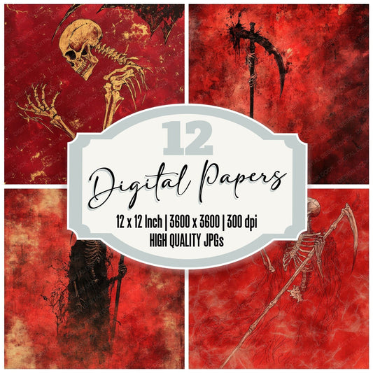 Crimson Reaper Ash Digital Paper Pack (DDD001340)