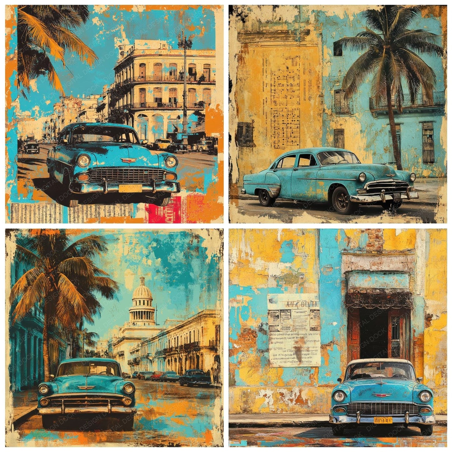Cuba Rhythm Digital Paper Pack (DDD001361)