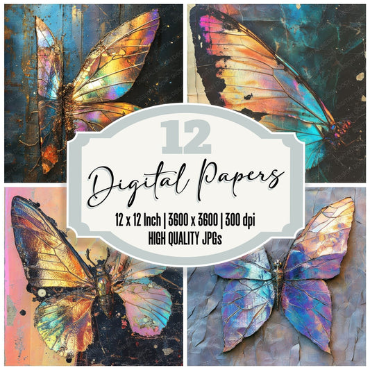 Cyber Chitin Shard Digital Paper Pack (DDD001373)