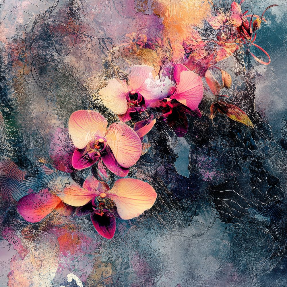 Dali Bloom Melt Digital Paper Pack (DDD001386)