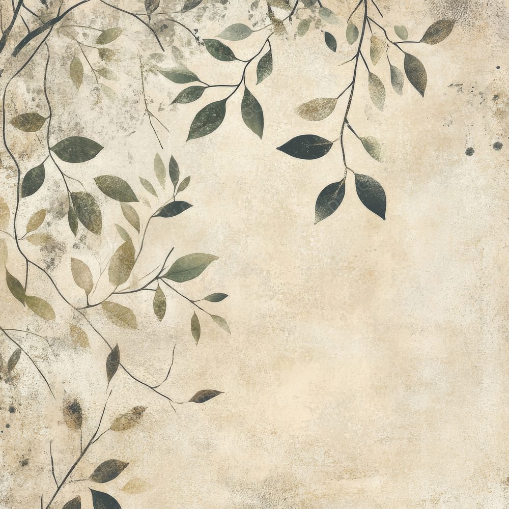 Dark Green Fig Leaves Digital Paper Pack (DDD001398)