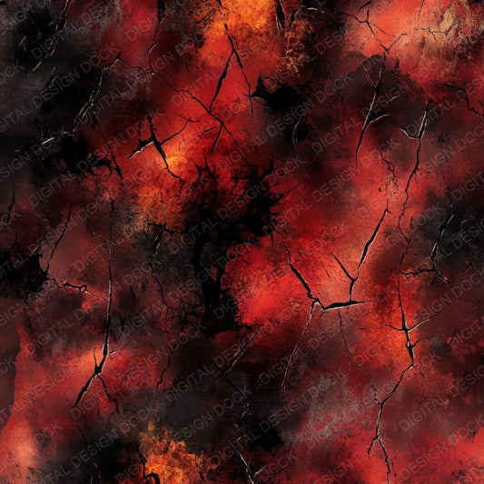 Deep Crimson Dragon Silhouettes Digital Paper Pack (DDD001419)