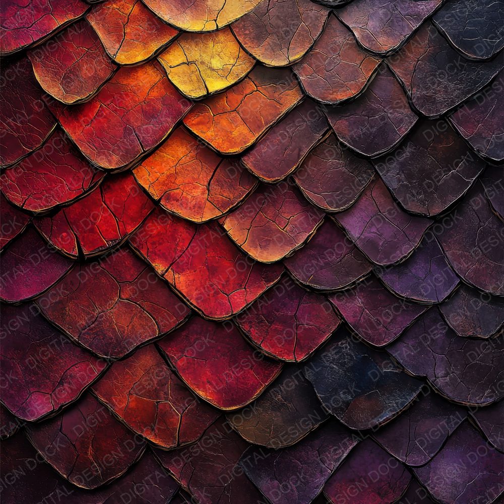 Dragon Ruby Ember Digital Paper Pack (DDD001479)