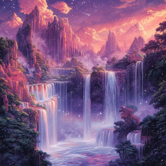 Dreamy Fantasy Islands Digital Paper Pack (DDD001498)