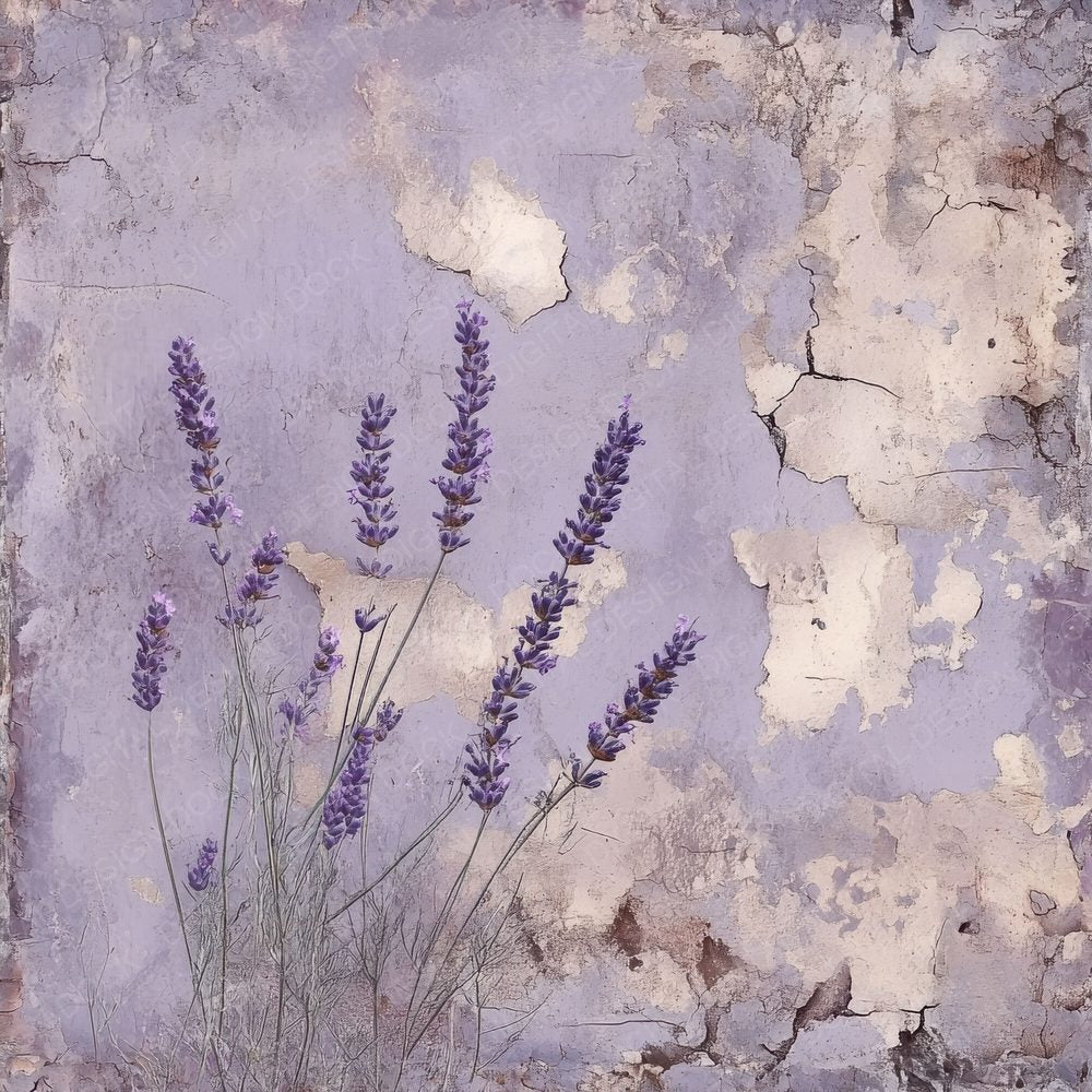 Dried Lavender Plaster Background Digital Paper Pack (DDD001501)