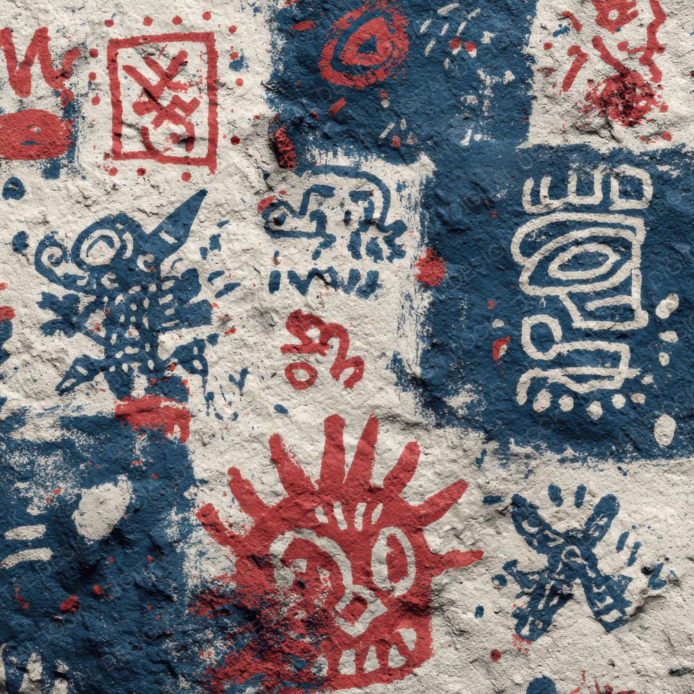 Dubuffet Naive Line Chaos Texture Digital Paper Pack (DDD001513)