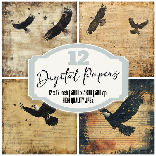 Eagle Camo Constitution Digital Paper Pack (DDD001538)