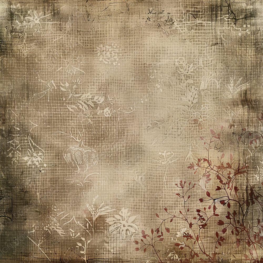 Earth Tone Tapestry Floral Digital Paper Pack (DDD001541)