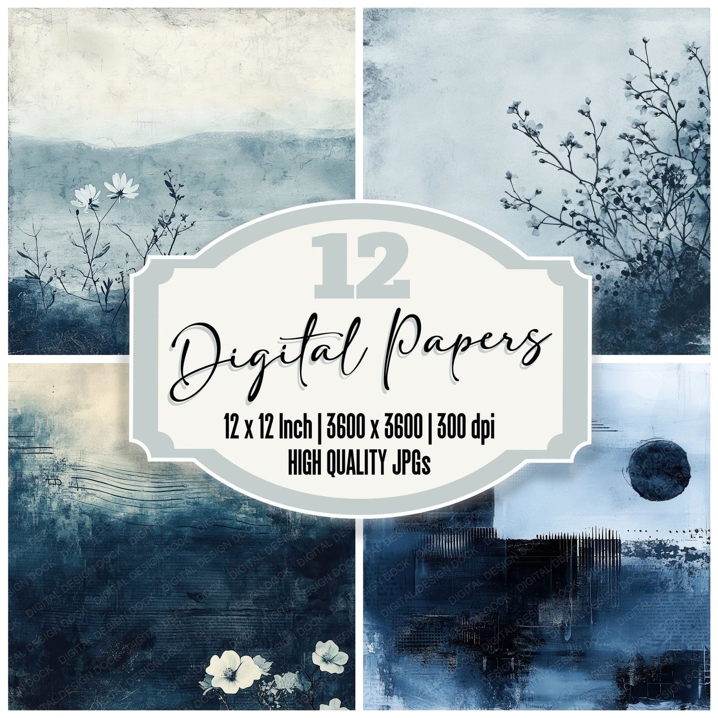 Emotion Echo Archive Digital Paper Pack (DDD001580)