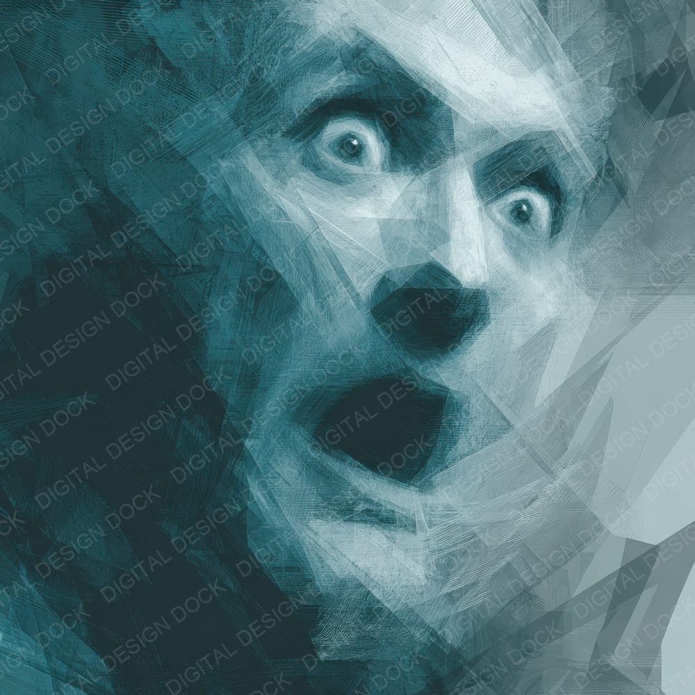 Emotion Panic Abstract Eyes Digital Paper Pack (DDD001589)