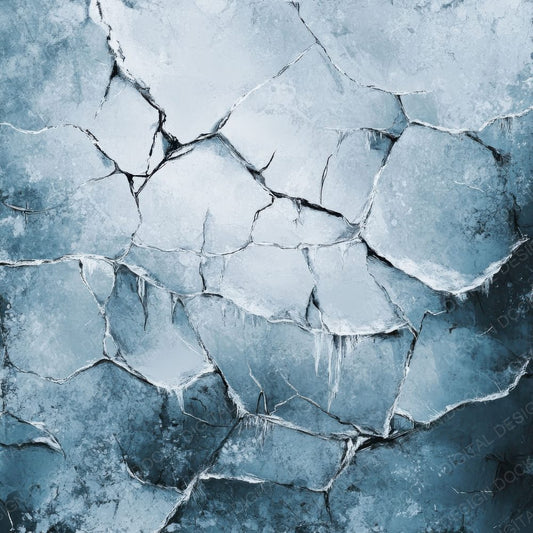 Eroded Ice Cracked Frost Background Digital Paper Pack (DDD001609)