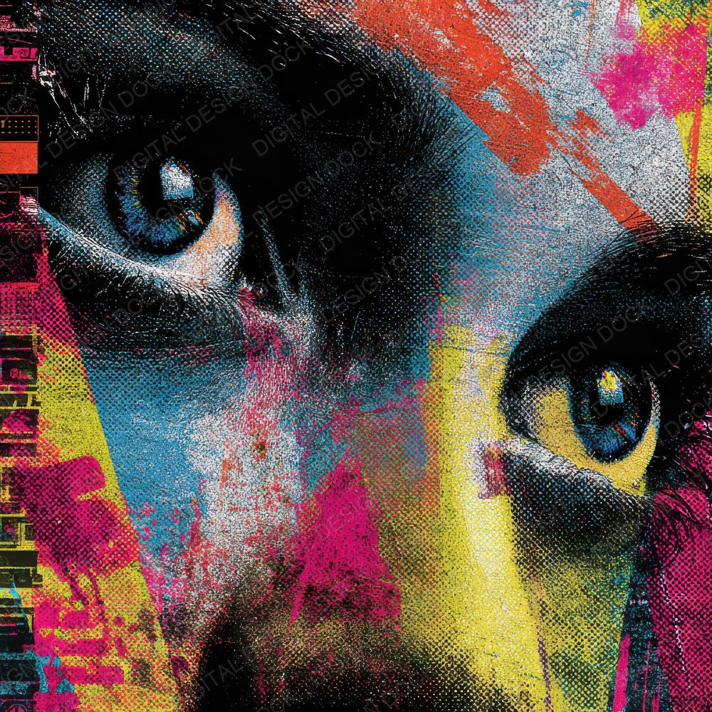 Eyes CMY Header Digital Paper Pack (DDD001633)