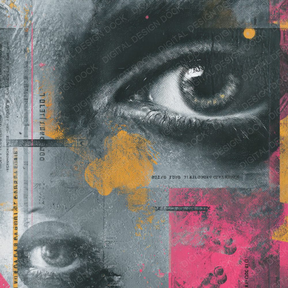 Eyes CMY Header Digital Paper Pack (DDD001633)