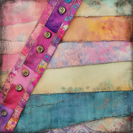 Fabric Scraps Digital Paper Digital Paper Pack (DDD001637)