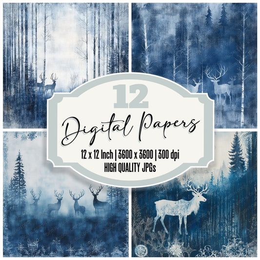 Finland Frost Digital Paper Pack (DDD001706)