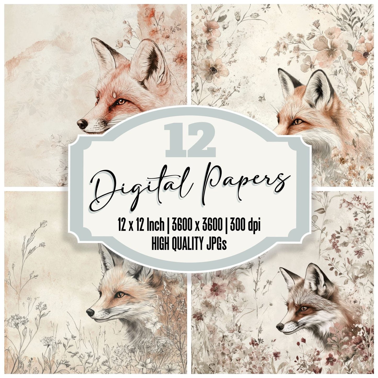 Fox Meadow Fade Digital Paper Pack (DDD001793)