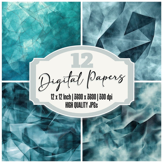 Fractured Signal Mesh Digital Paper Pack (DDD001799)