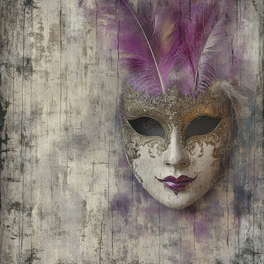 Fractured Venetian Mask Background Digital Paper Pack (DDD001800)