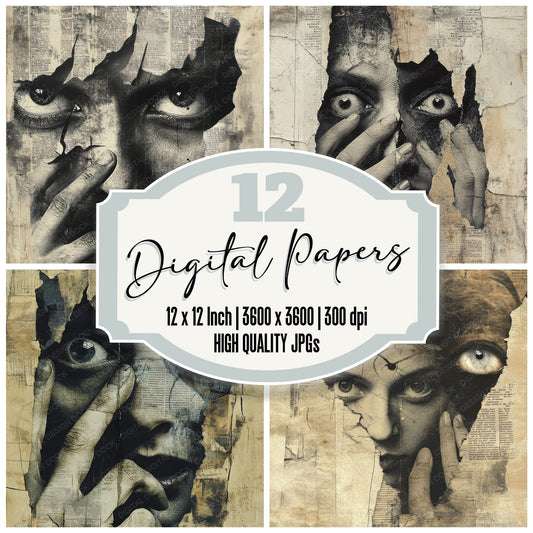 Fragmented Memories Digital Paper Pack (DDD001803)