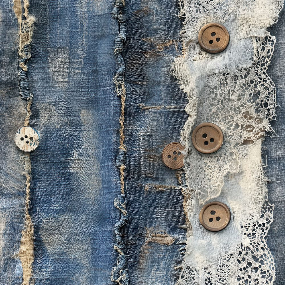 Frayed Denim Digital Paper Digital Paper Pack (DDD001807)