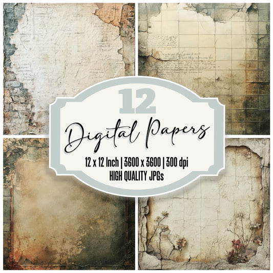 Fresco Edge Fade Digital Paper Pack (DDD001811)