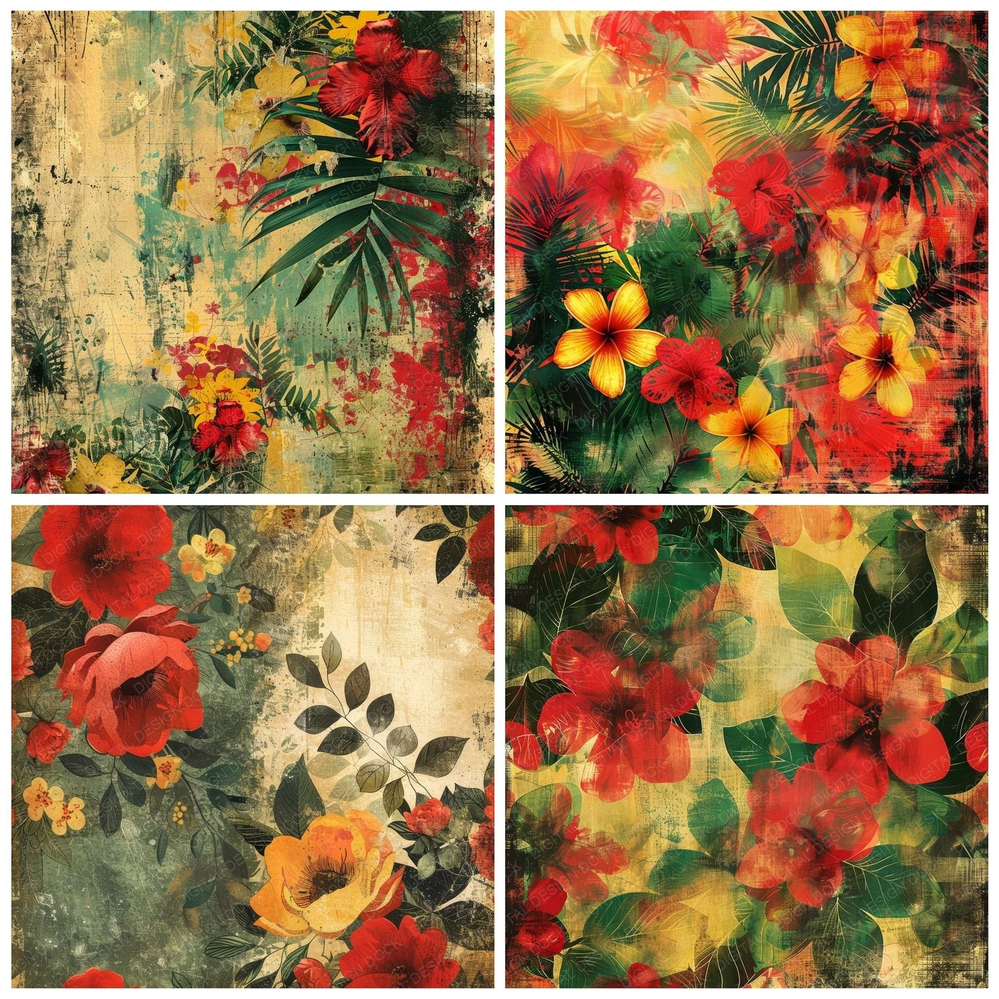 Frida Kahlo Inspired Digital Paper Pack (DDD001814)