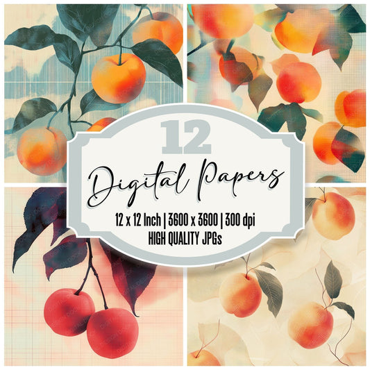Fruit Drag Mirage Digital Paper Pack (DDD001823)
