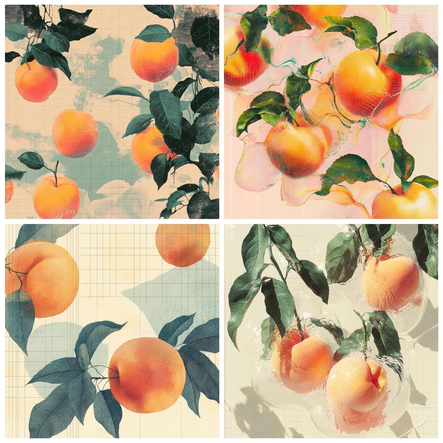 Fruit Drag Mirage Digital Paper Pack (DDD001823)