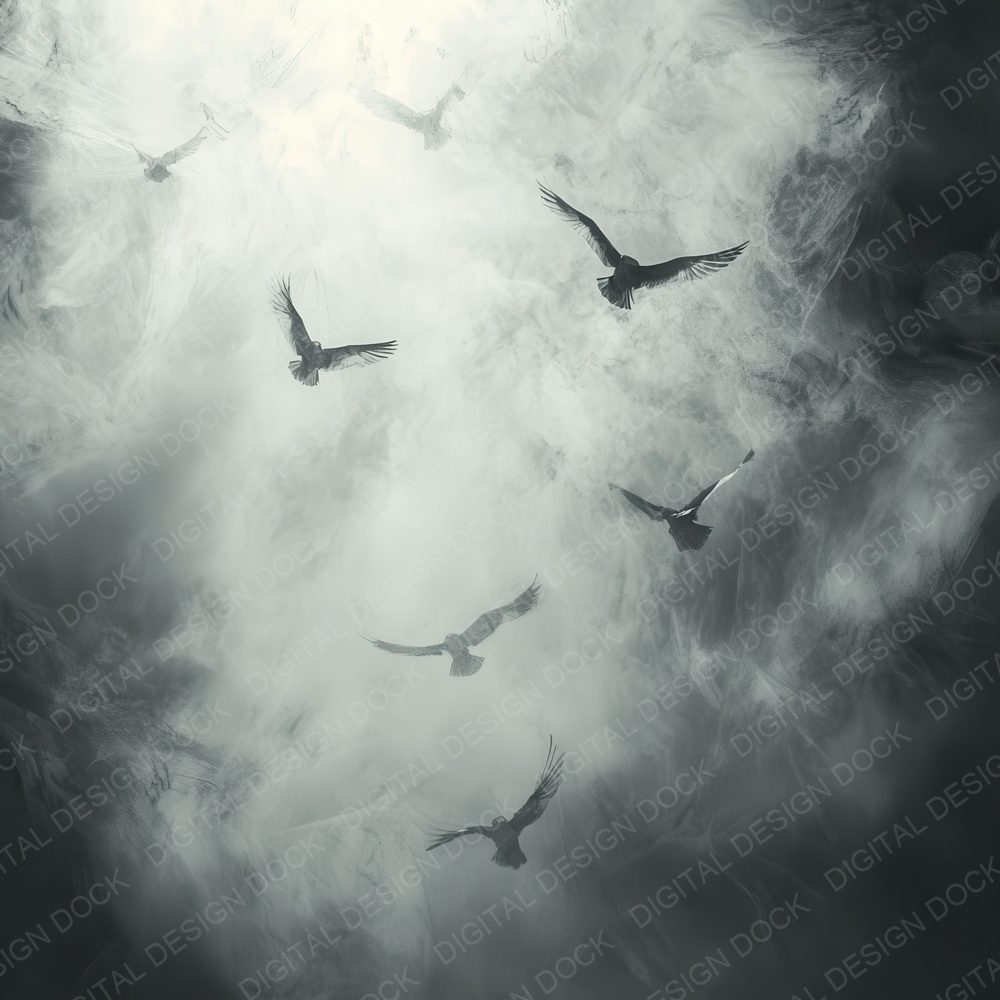 Ghostlight Sky Blur Digital Paper Pack (DDD001846)