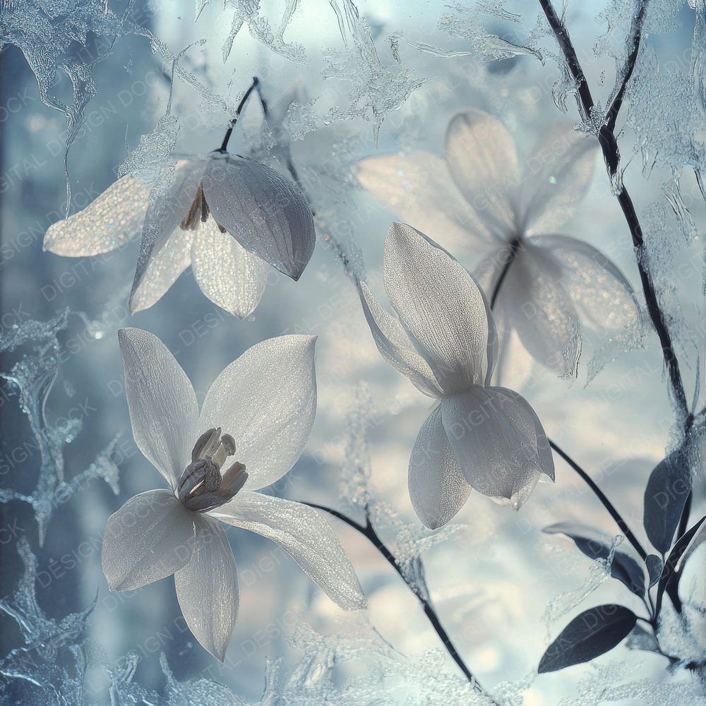 Glistering Snowdrop Frost Digital Paper Pack (DDD001866)