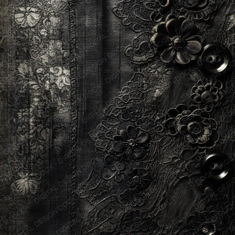 Gothic Brocade Victorian Lace Background Digital Paper Pack (DDD001909)