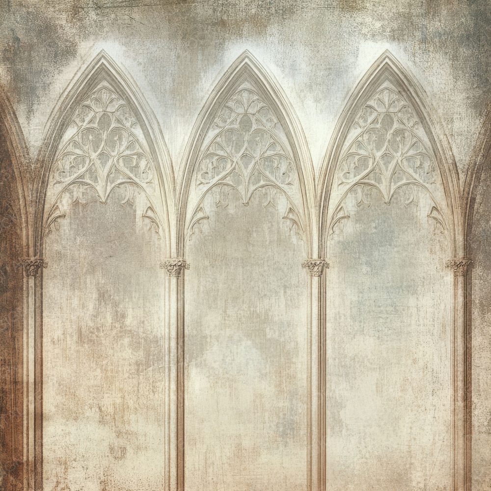 Gothic Cathedral Stencils Background Digital Paper Pack (DDD001910)