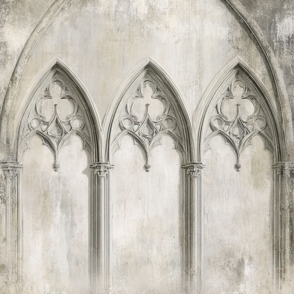Gothic Cathedral Stencils Background Digital Paper Pack (DDD001910)