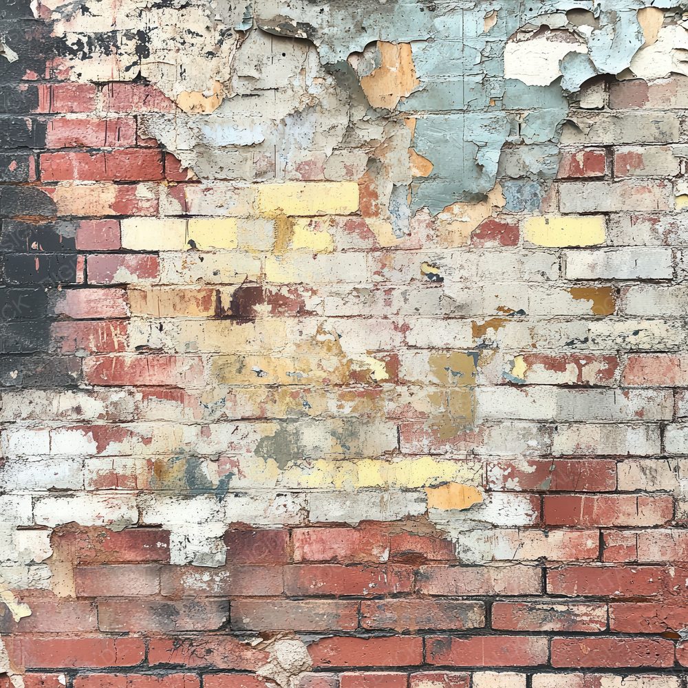 Graffiti Layered Brick Background Digital Paper Pack (DDD001925)