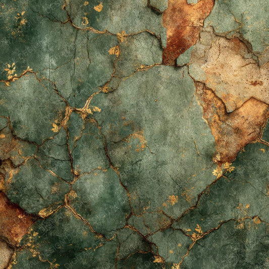 Green Clay Plaster Smudge Digital Paper Pack (DDD001944)