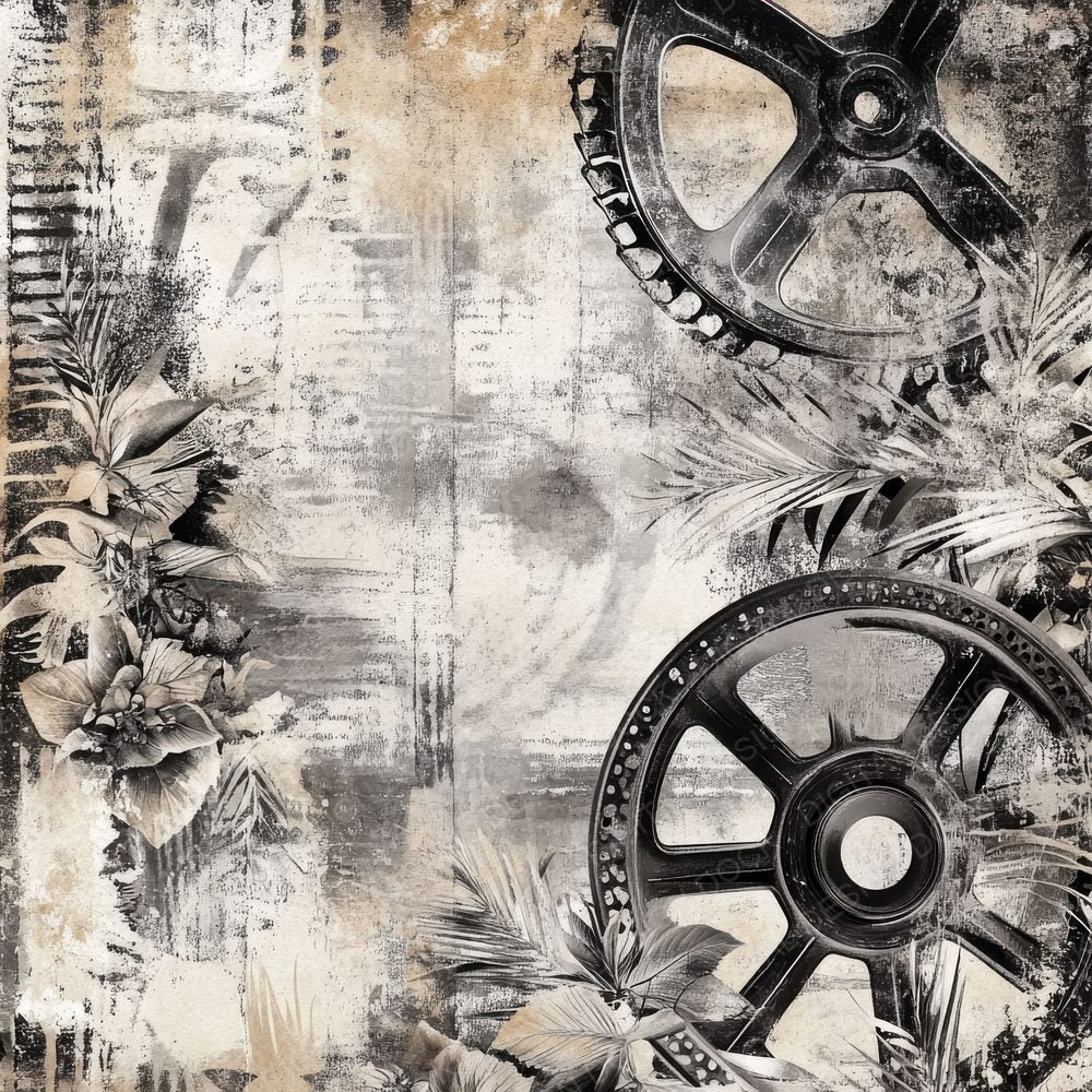 Gritty Film Reels Background Digital Paper Pack (DDD001954)
