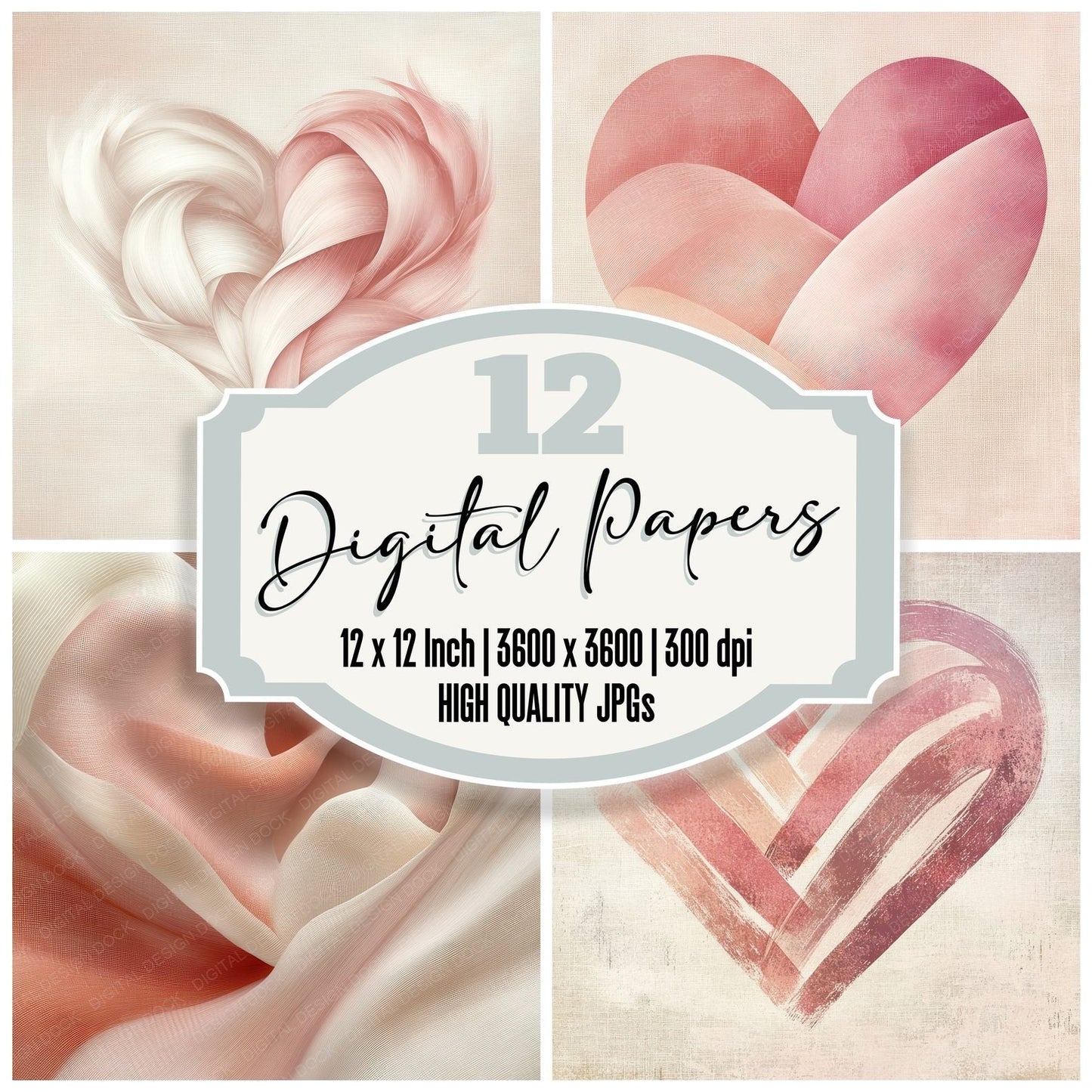 Holding Hands Unity Digital Paper Pack (DDD002022)