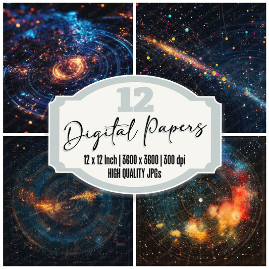 Holo Constellation Orbit Digital Paper Pack (DDD002027)
