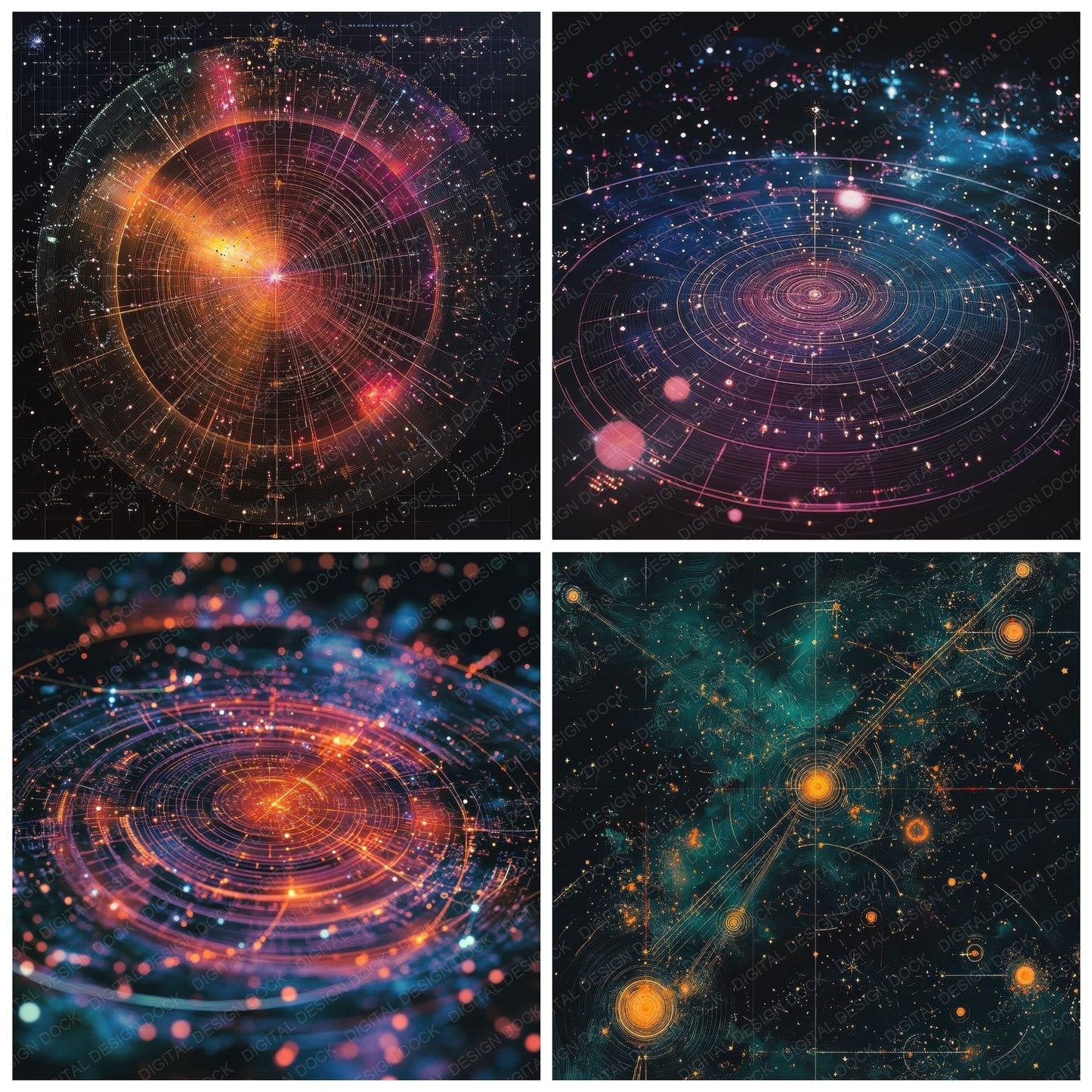 Holo Constellation Orbit Digital Paper Pack (DDD002027)