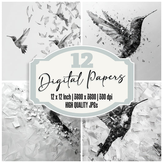 Hummingbird Paper Right Digital Paper Pack (DDD002042)