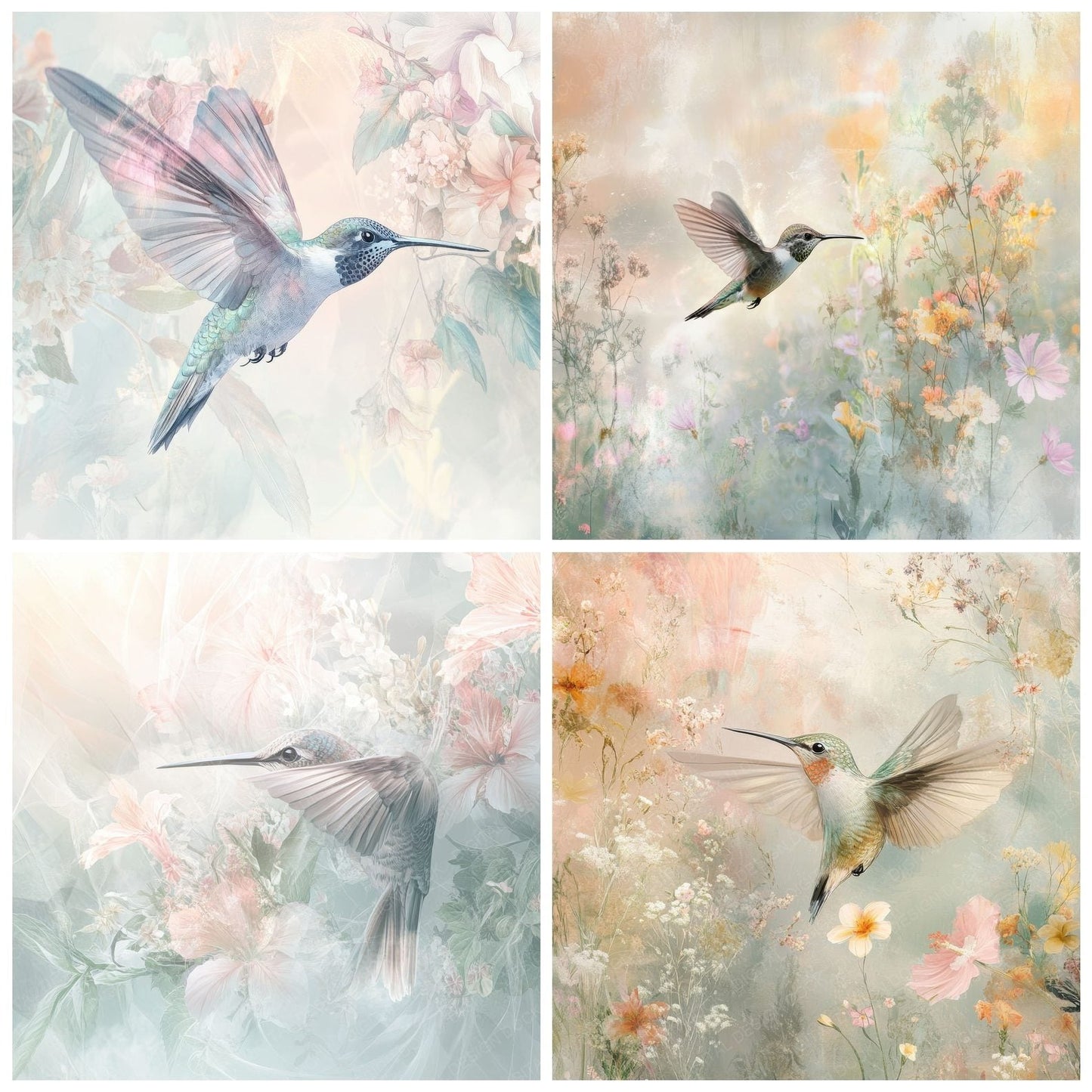 Hummingbird Tropical Light Digital Paper Pack (DDD002044)