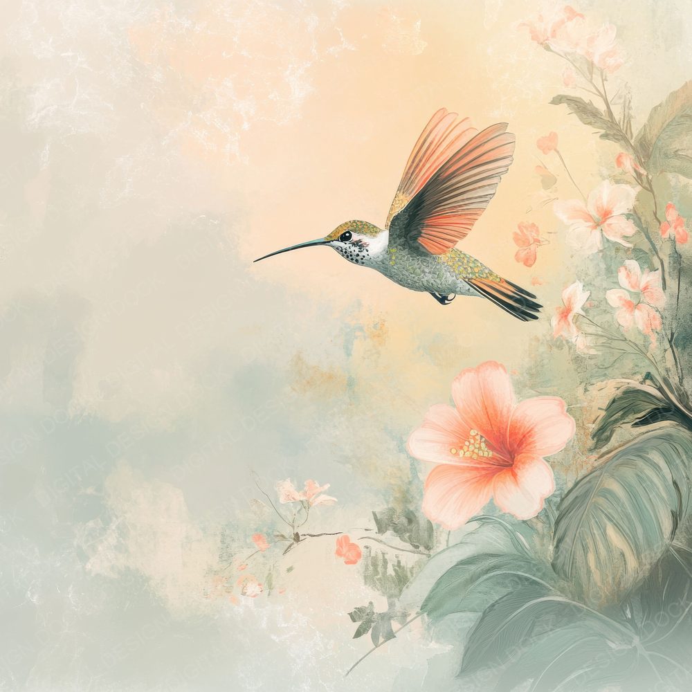 Hummingbird Tropical Light Digital Paper Pack (DDD002044)