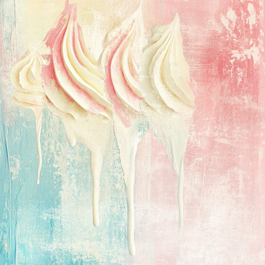 Ice Cream Drips Background Digital Paper Pack (DDD002048)