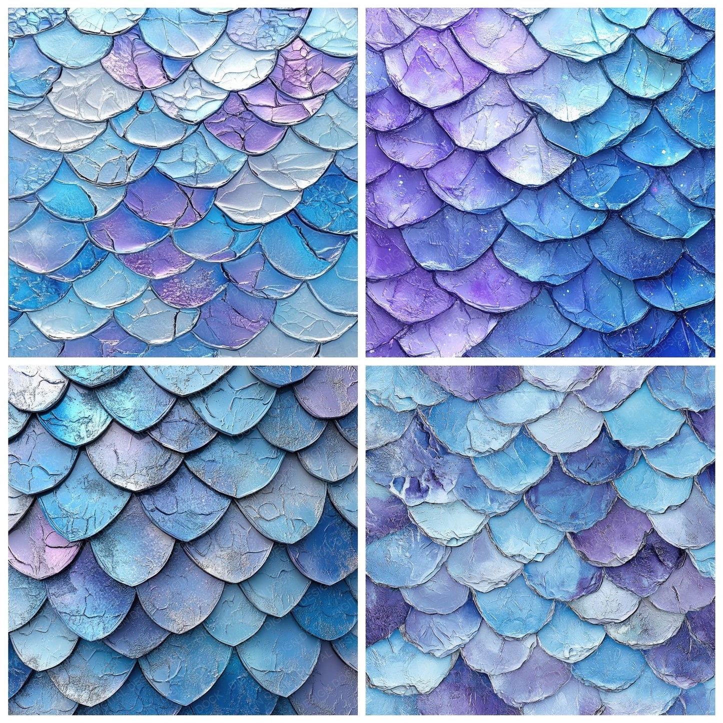 Ice Dragon Crystal Digital Paper Pack (DDD002051)
